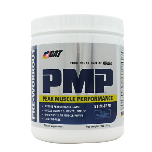 (image for) GAT PMP Stim Free 30 Servings Blue Raspberry